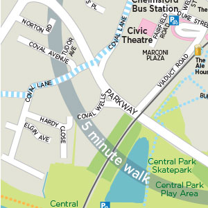 Travel to Chelmsford's Travel Plan Map