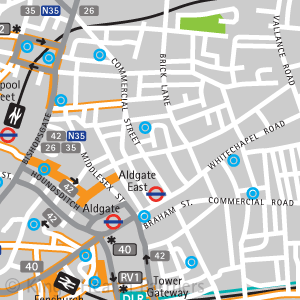 Travel to King's Health Partners, Strand Map