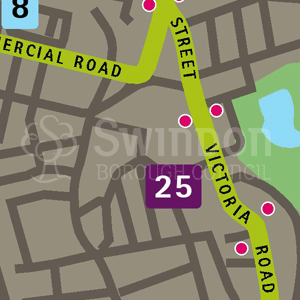 Travel to the Windmill Hill Area's Travel Plan Map