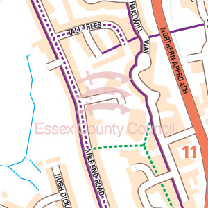 Travel to Essex - Colbea North's Travel Plan Map